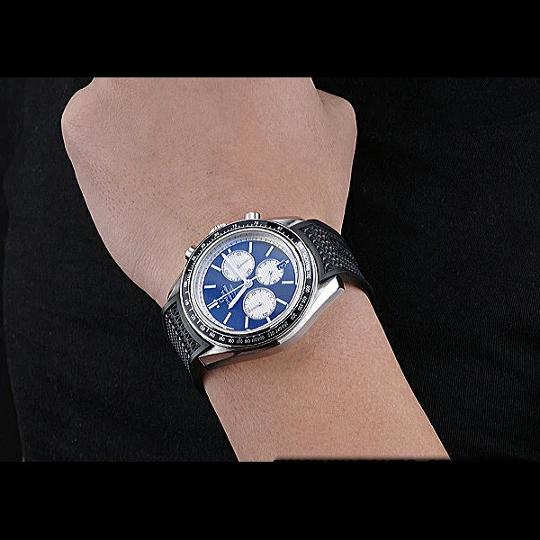 Omega Speedmaster Black Rubber Strap Black Dial new59942