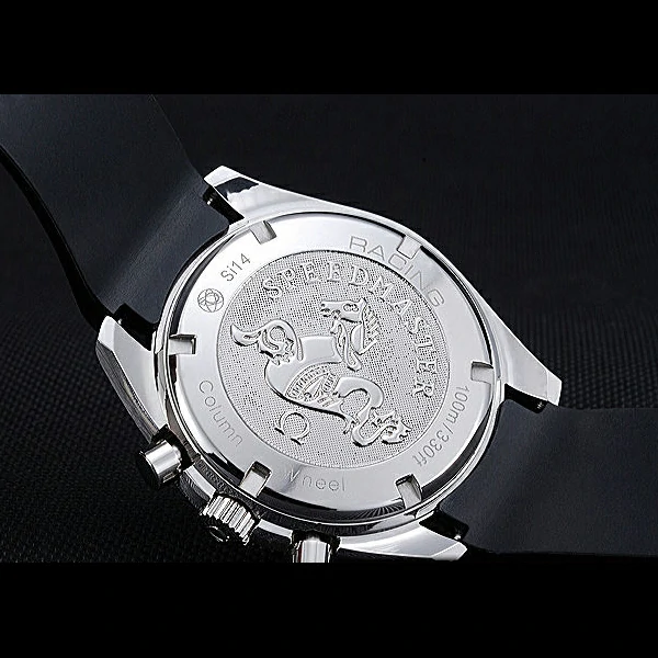 Omega Speedmaster Black Rubber Strap Blue Dial new59944
