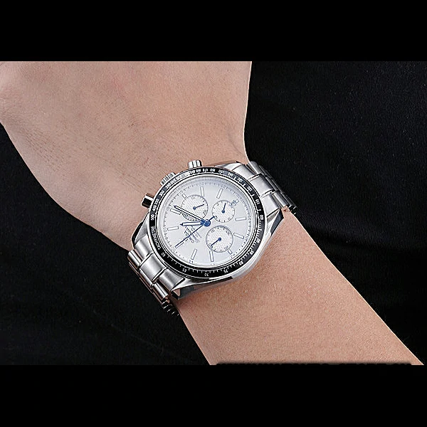 Omega Speedmaster White Dial Stainless Steel Strap new59950