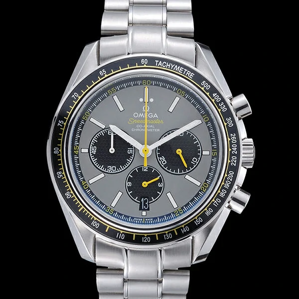 Omega Speedmaster White Grey Stainless Steel Strap new59952