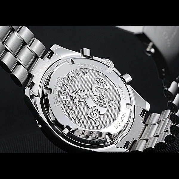 Omega Speedmaster Blue Grey Stainless Steel Strap new59954