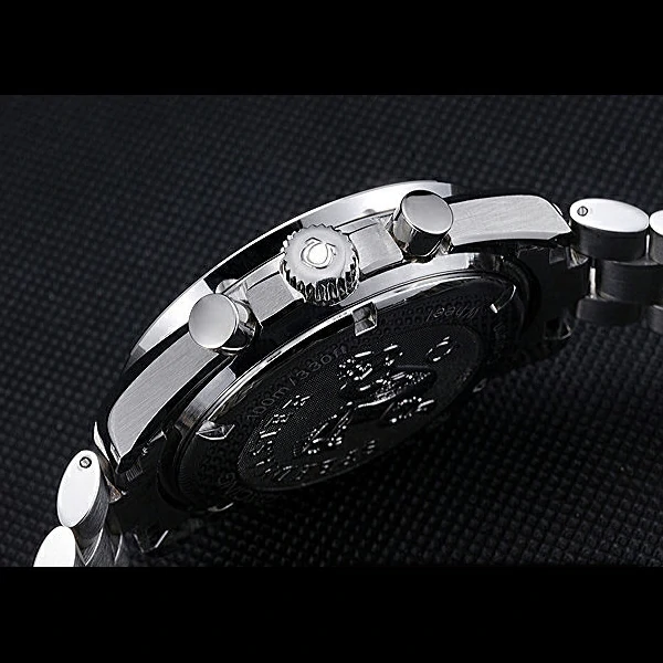 Omega Speedmaster Red Grey Stainless Steel Strap new59955