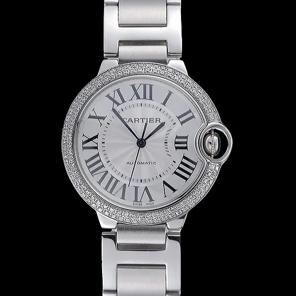 Cartier Diamonds Ballon Bleu Stainless Steel new59963