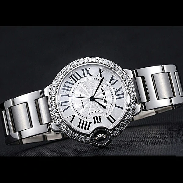 Cartier Diamonds Ballon Bleu Stainless Steel new59963