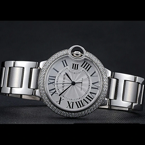 Cartier Diamonds Ballon Bleu Stainless Steel new59963
