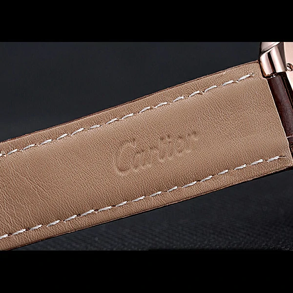 Cartier Ballon Bleu Brown Leather Bracelet new59965