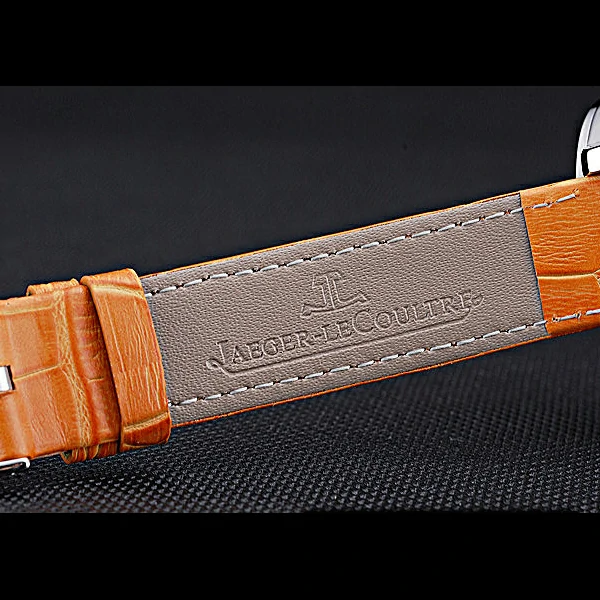 Jaeger LeCoultre Rendez Vous White Dial Orange Leather Strap new59989