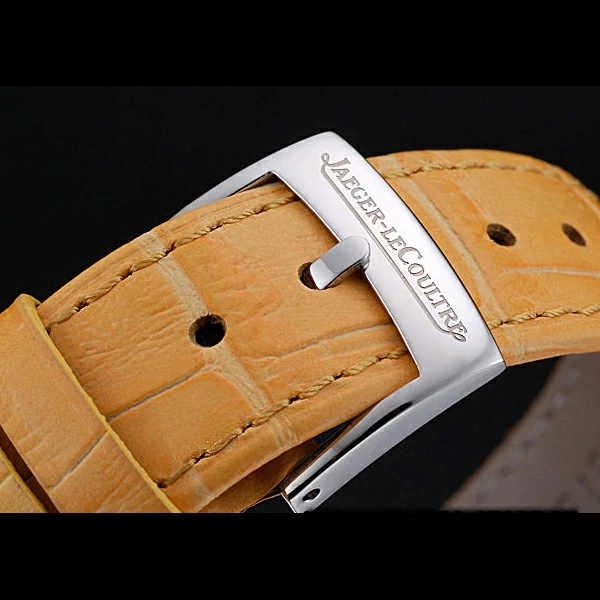 Jaeger LeCoultre Rendez Vous White Dial Yellow Leather Strap new59990