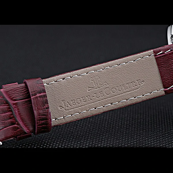 Jaeger LeCoultre Rendez Vous White Dial Purple Leather Strap new59991