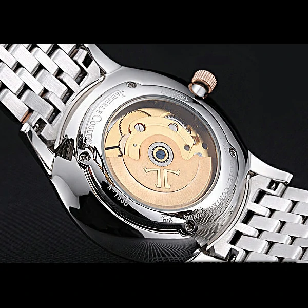 Jaeger LeCoultre Master Brown Dial Rose Gold Bezel Two Tone Band new59993