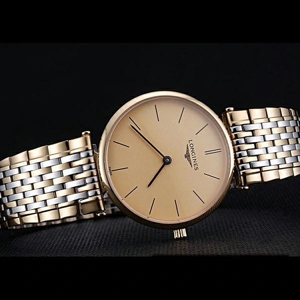 Longines La Grande Classique Two Tone Band Champagne Dial Homme new59996