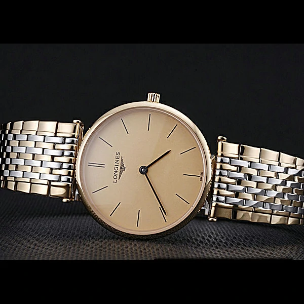 Longines La Grande Classique Two Tone Band Champagne Dial Homme new59996