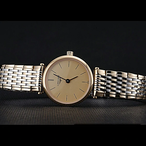 Longines La Grande Classique Two Tone Band Champagne Dial Femme new59997