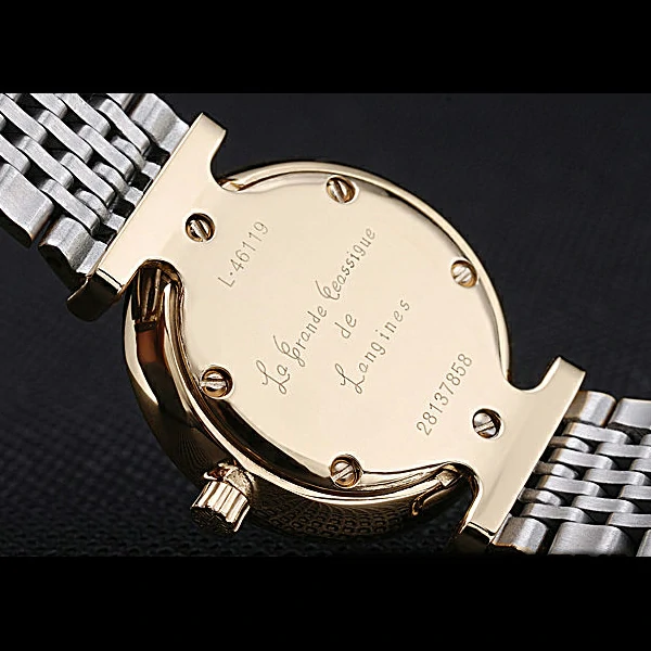 Longines La Grande Classique Two Tone Band Champagne Dial Femme new59997