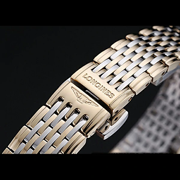 Longines La Grande Classique Two Tone Band Black Dial Femme new59999