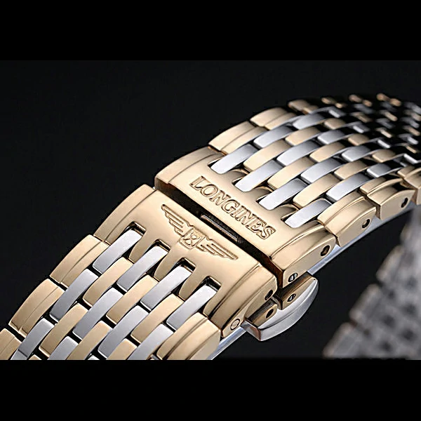 Longines La Grande Classique Two Tone Band Champagne Dial Diamond Markers Homme new60000