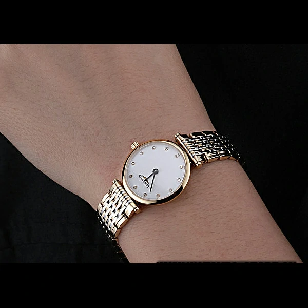 Longines La Grande Classique Two Tone Band White Dial Diamond Markers Femme new60003