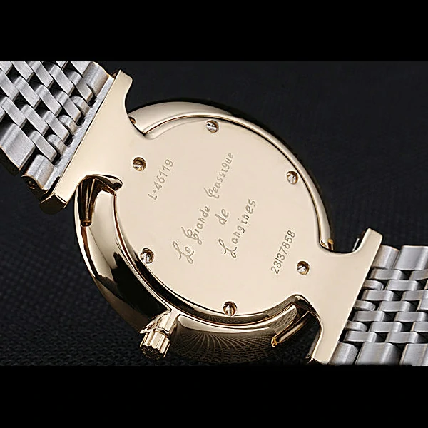 Longines La Grande Classique Two Tone Band White Dial Diamond Bezel Homme new60004