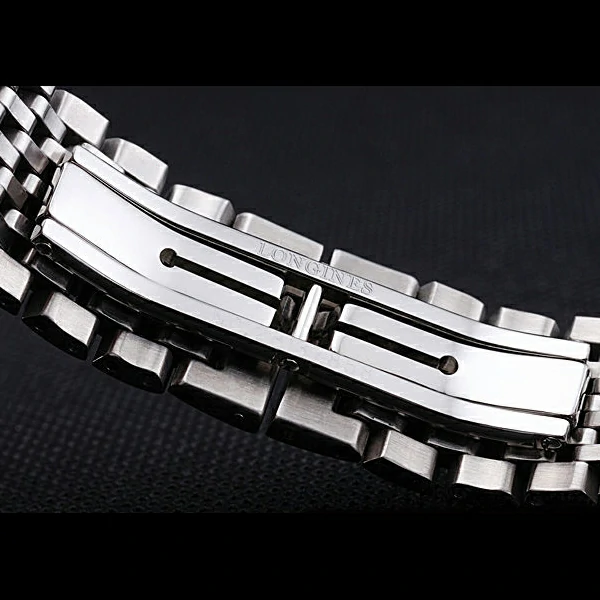 Longines La Grande Classique Stainless Steel Black Dial Diamond Markers Homme new60012