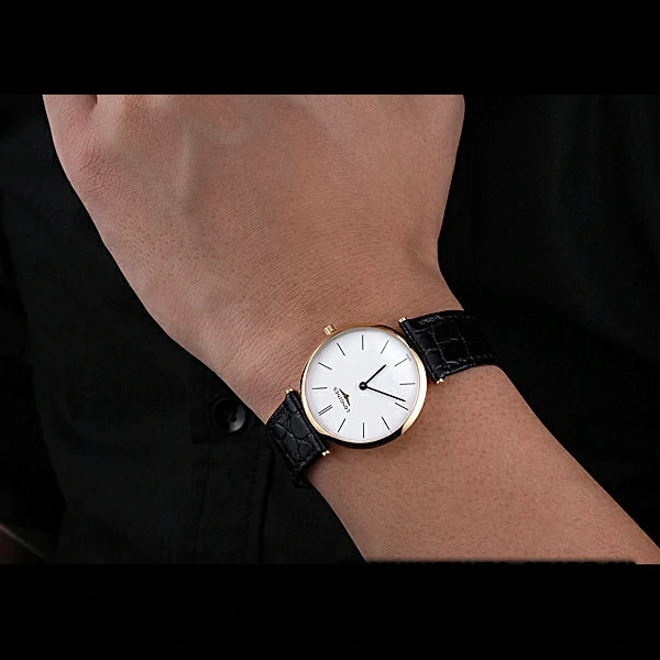Longines La Grande Classique White Dial Black Leather Strap Homme new60016