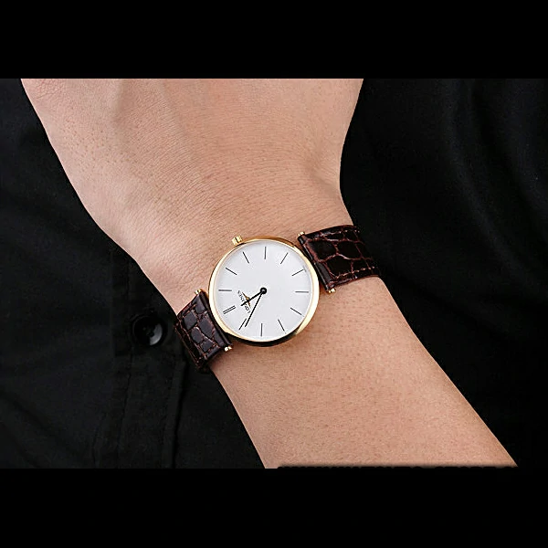Longines La Grande Classique White Dial Brown Leather Strap Homme new60020