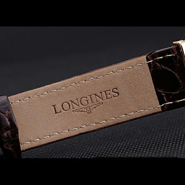 Longines La Grande Classique White Dial Brown Leather Strap Homme new60020