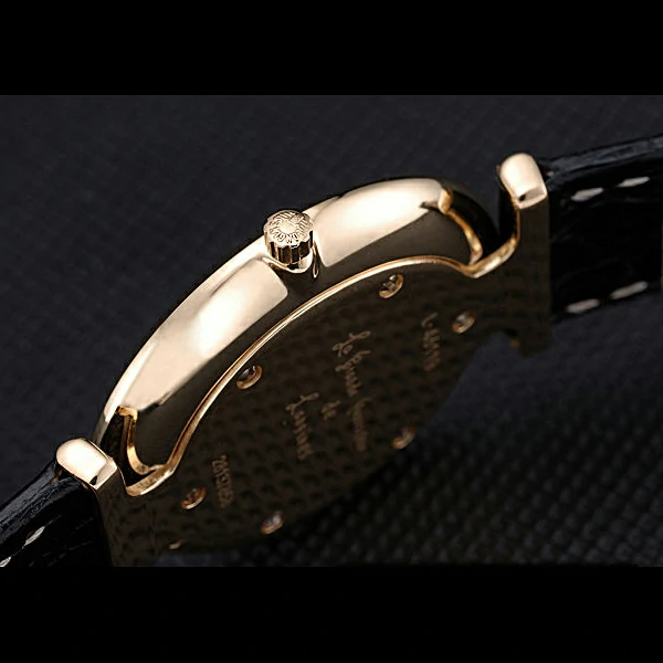Longines La Grande Classique Champagne Dial Black Leather Band Diamond Markers Homme new60022