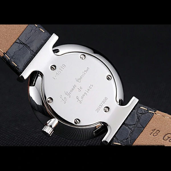 Longines La Grande Classique Black Dial Black Leather Band Homme new60032