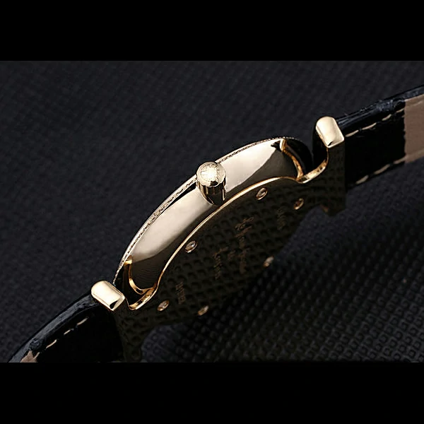 Longines La Grande Classique White Dial Diamond Bezel Black Leather Band Homme new60035