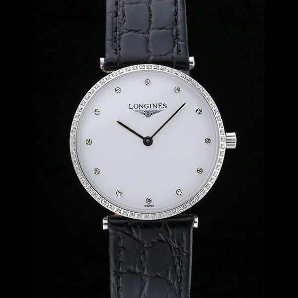 Longines La Grande Classique White Dial Diamond Markers Homme new60036