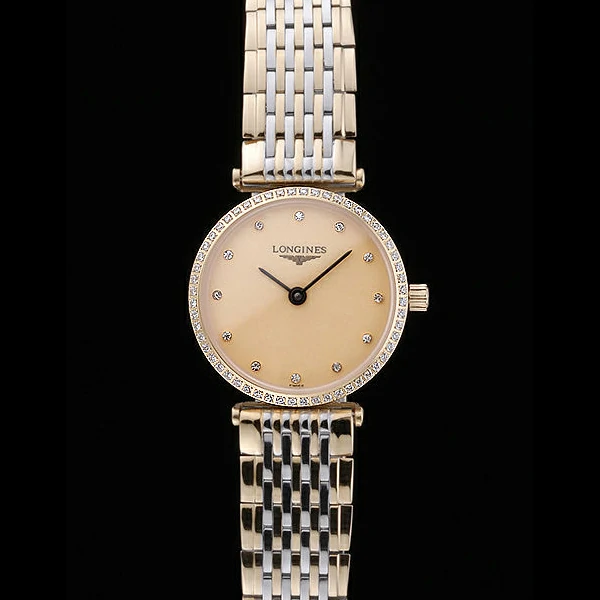 Longines La Grande Classique Champagne Dial Two Tone Bracelet Femme new60038