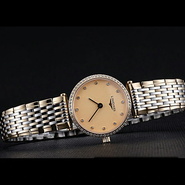 Longines La Grande Classique Champagne Dial Two Tone Bracelet Femme new60038