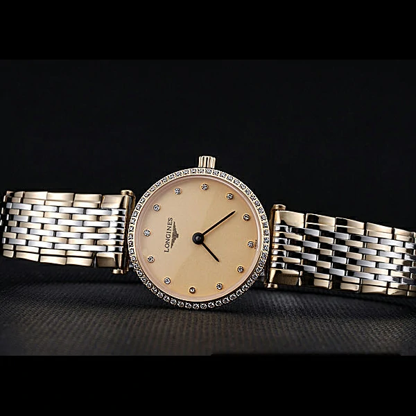 Longines La Grande Classique Champagne Dial Two Tone Bracelet Femme new60038