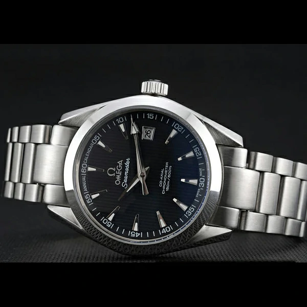 Omega Seamaster Black Dial Stainless Steel Band new60063
