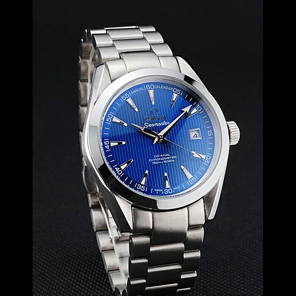 Omega Seamaster Blue Dial Stainless Steel Band new60064