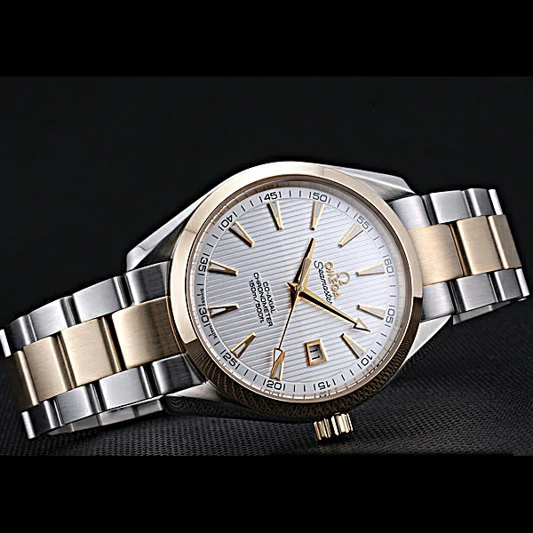 Omega Seamaster White Dial Two Tone new60065
