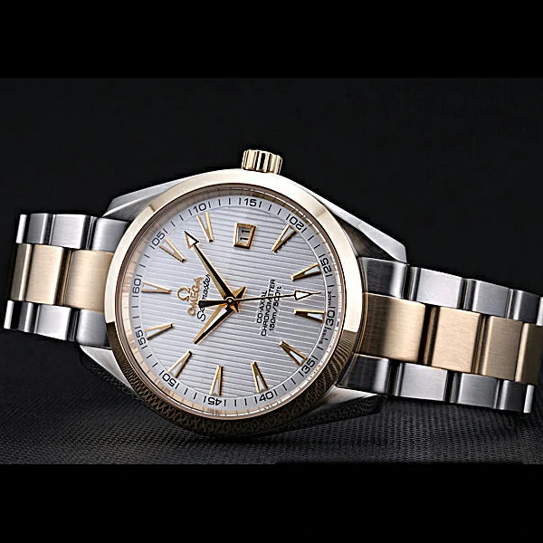 Omega Seamaster White Dial Two Tone new60065