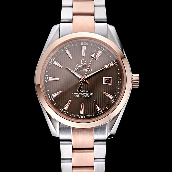 Omega Seamaster Brown Dial Two Tone new60066