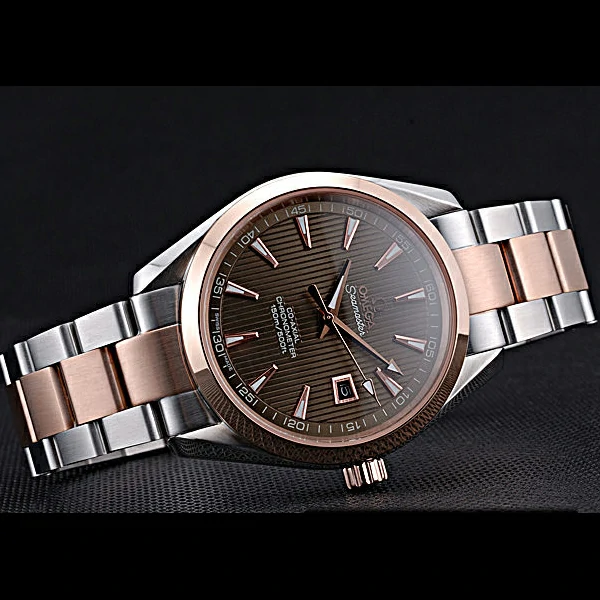 Omega Seamaster Brown Dial Two Tone new60066
