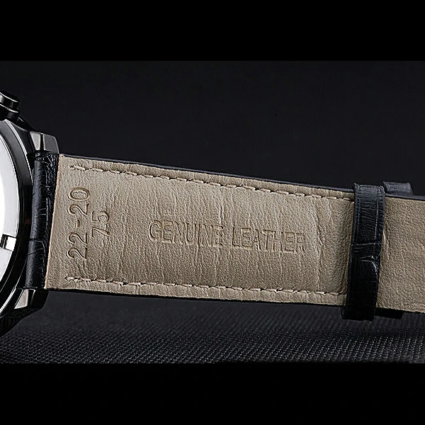 Mido Multifort Cronograph All Black & Orange Dial Black Leather Strap new60079