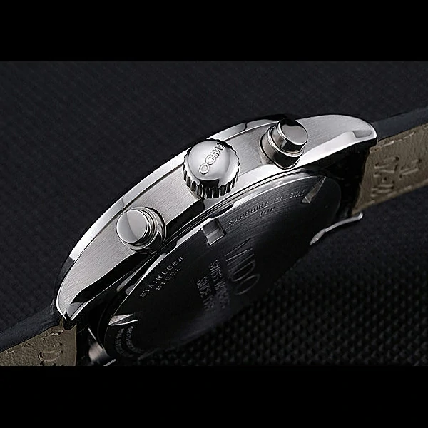 Mido Multifort Cronograph 2 Tone Dial Black Leather Strap new60082