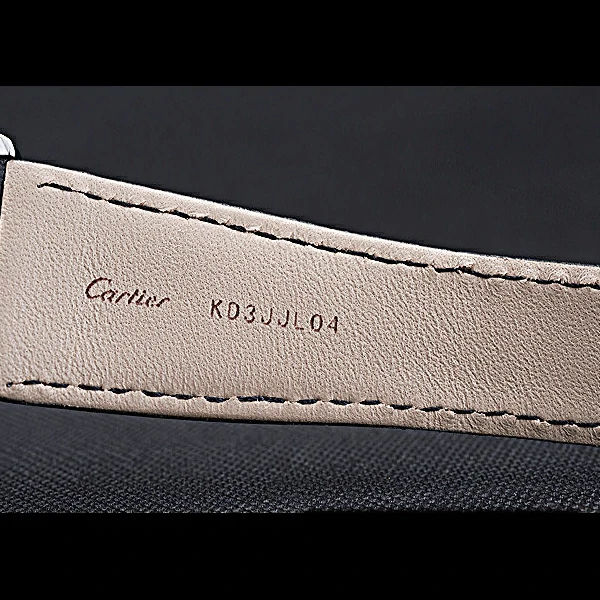 Cartier Ronde Solo Stainless Steel Diamond Case White Dial Roman Numerals new60092