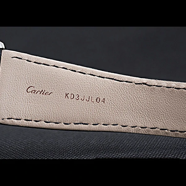 Cartier Ronde Solo Stainless Steel Diamond Case Black Dial Roman Numerals new60093