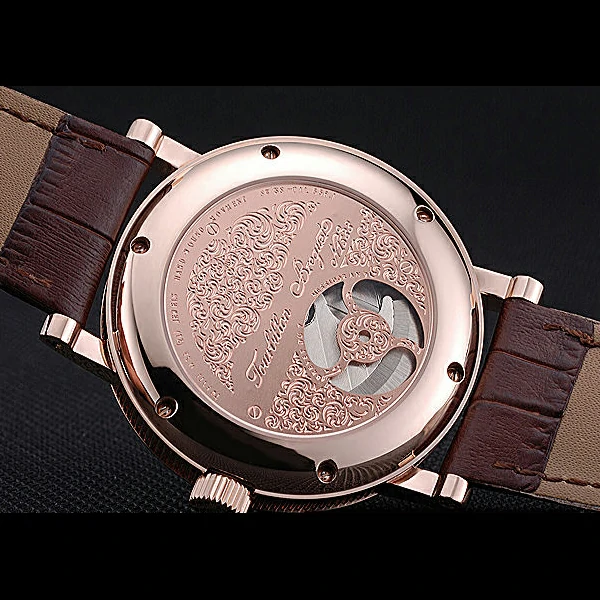 Breguet Classique Grande Complication Tourbillon Gold Case White Dial Brown Leather Strap new60106