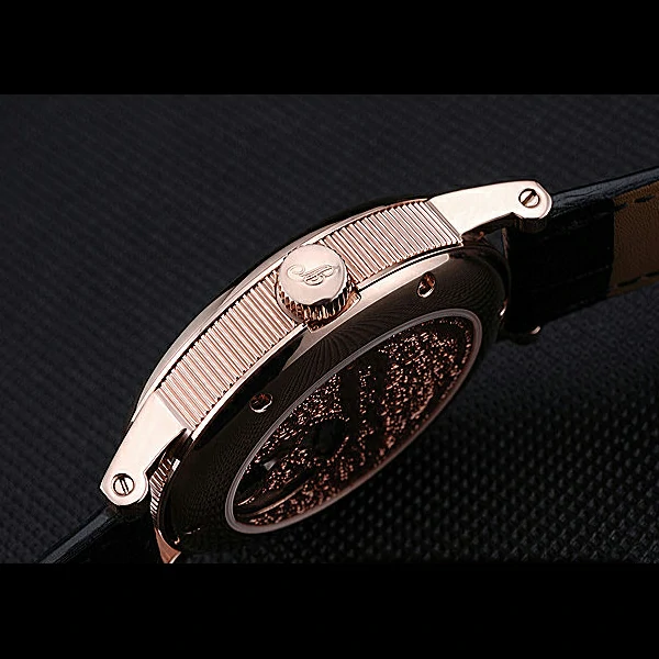 Breguet Classique Grande Complication Tourbillon Gold Case Black Dial Black Leather Strap new60108