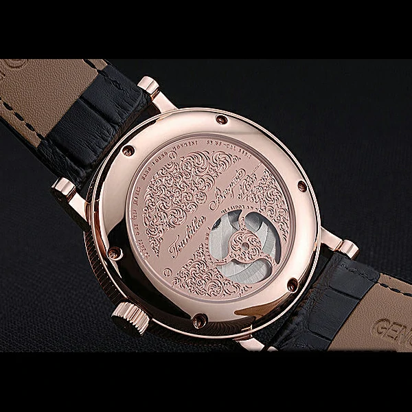 Breguet Classique Grande Complication Tourbillon Gold Case Black Dial Black Leather Strap new60108