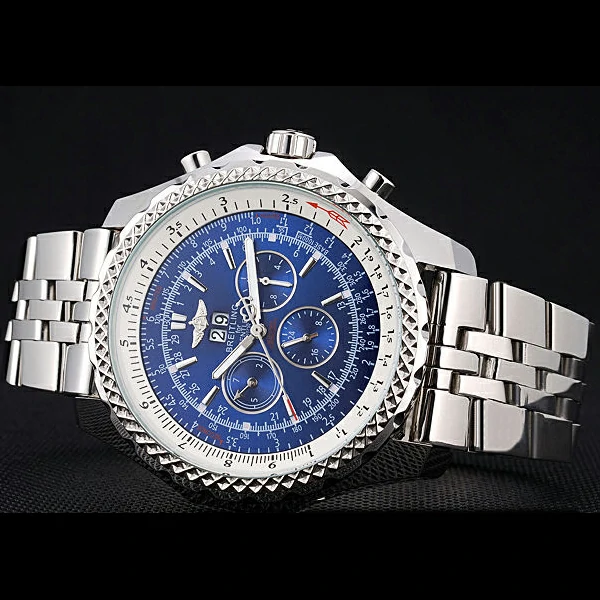 Breitling Bentley 6.75 Speed Blue Dial Stainless Steel Case And Bracelet new60111