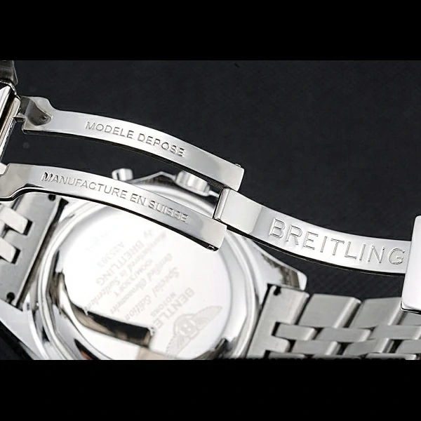 Breitling Bentley 6.75 Speed Black Dial Stainless Steel Case And Bracelet new60112