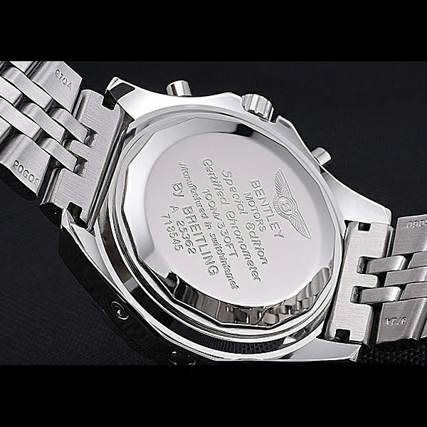 Breitling Bentley GT Racing Black Dial Stainless Steel Case And Bracelet new60114