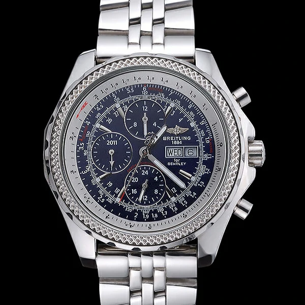 Breitling Bentley GT Racing Blue Dial Stainless Steel Case And Bracelet new60115